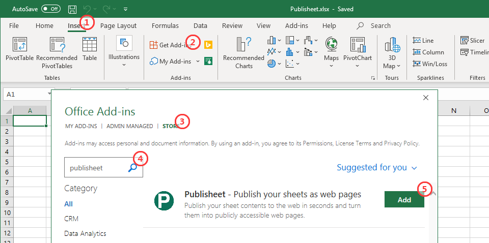 Pubilsheet installation instructions