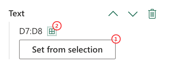 Pubilsheet Add-in Text Element