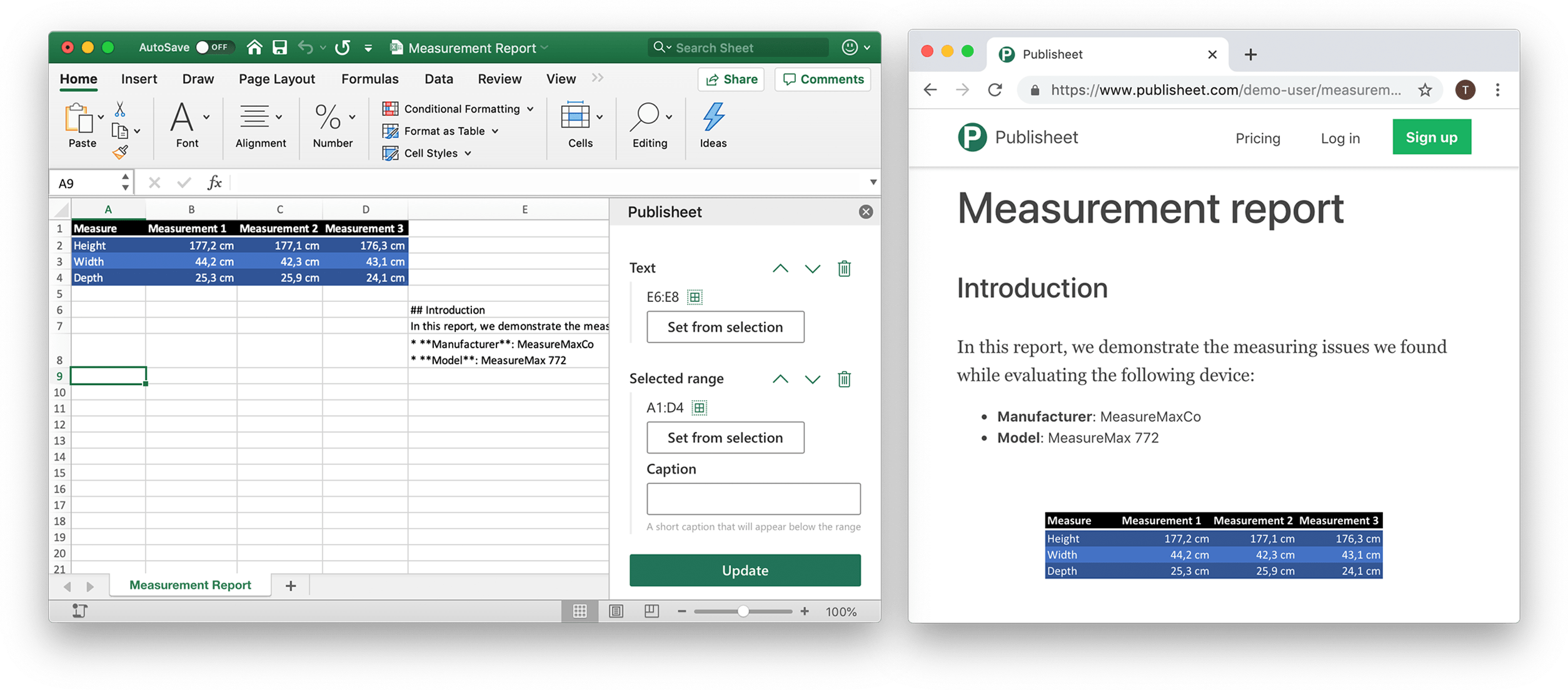 Pubilsheet Markdown Text Publishing